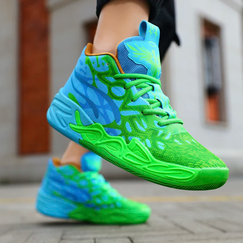 COZOK Men's Basketball Shoes Lightweight Shock Absorbing Court Sneakers