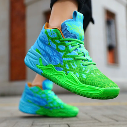 COZOK Men's Basketball Shoes Lightweight Shock Absorbing Court Sneakers