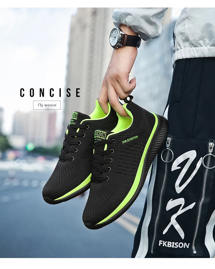Men's Lightweight Mesh Running Shoes - Breathable Sneakers