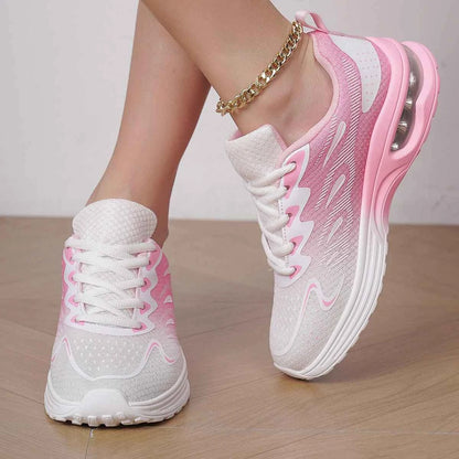 Women's Air Cushion Running Shoes Breathable Mesh Walking Sneakers