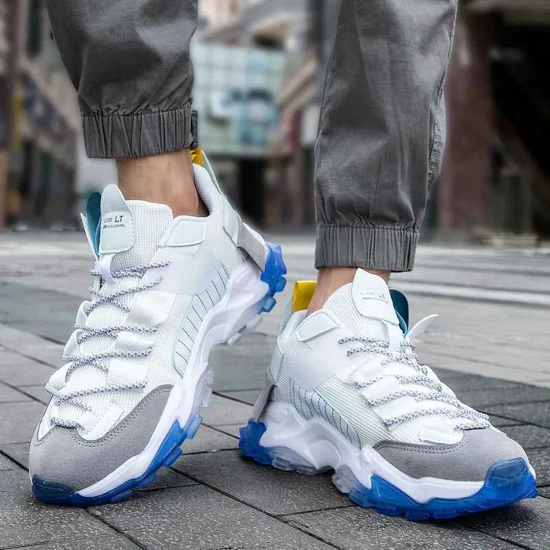 Men's Breathable Casual Sneakers - Lightweight Running Shoes