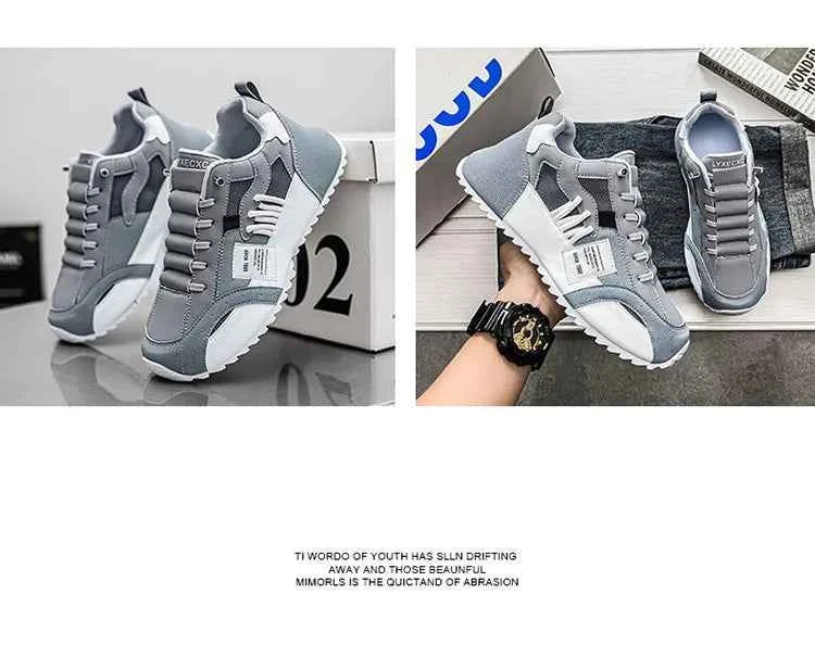 Men's Athletic Sneakers - Breathable Running & Basketball Shoes