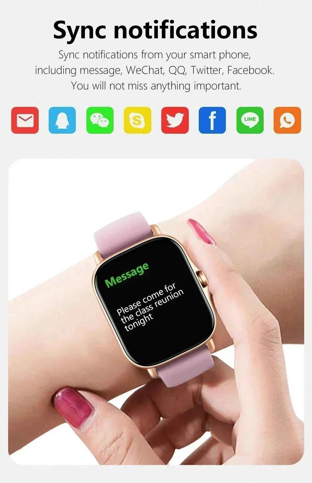 Fashion Smart Watch Bluetooth Call