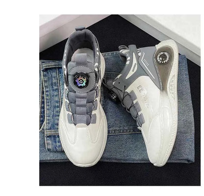 Men's Rotating Buckle Sneakers Non-Slip Outdoor Sports Shoes