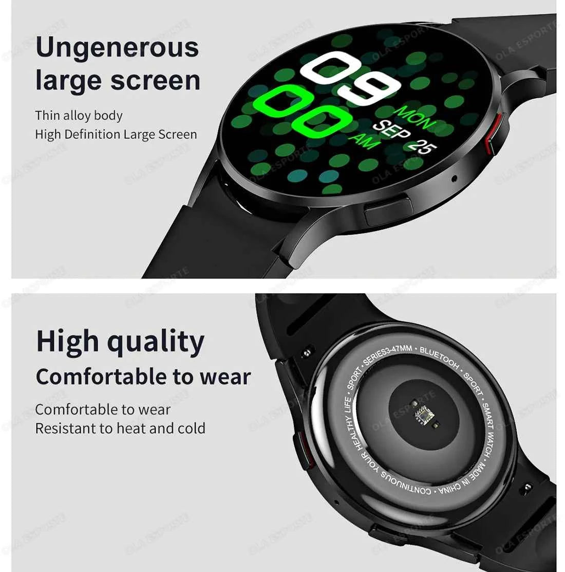 Women's Smart Watch GPS Bluetooth Call Voice Assistant Health Monitor