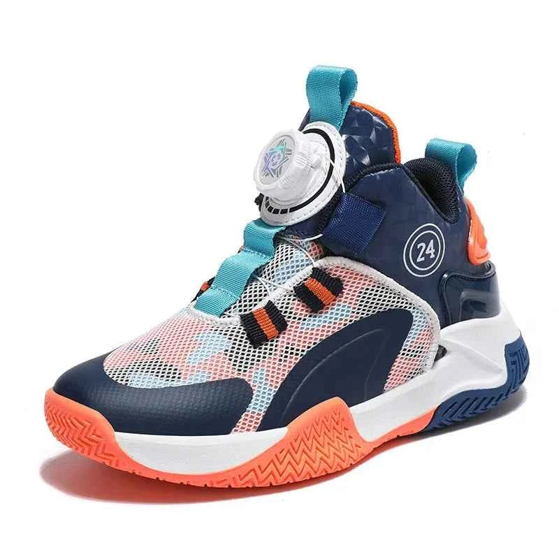 Boys Basketball Sneakers - Non-Slip Athletic Shoes