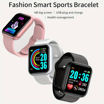 Smart Watch Y68 Fitness Tracker with Heart Rate Monitor - SlayGood