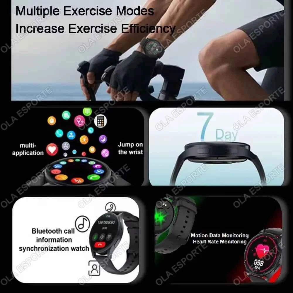 Women's Smart Watch GPS Bluetooth Call Voice Assistant Health Monitor