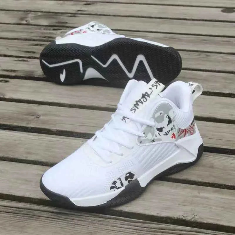 Men's Waterproof High-Top Sneakers - Non-Slip Sports Shoes