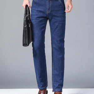 Men's Straight Leg Jeans - Soft Business Casual Denim - SlayGood
