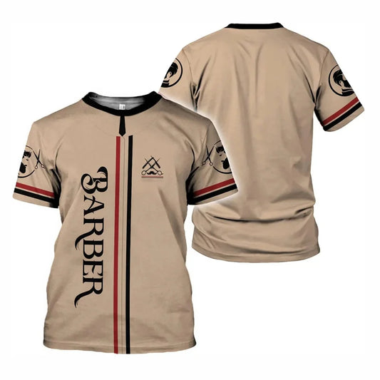 Barber Shop 3D Graphic T-Shirt for Men - SlayGood