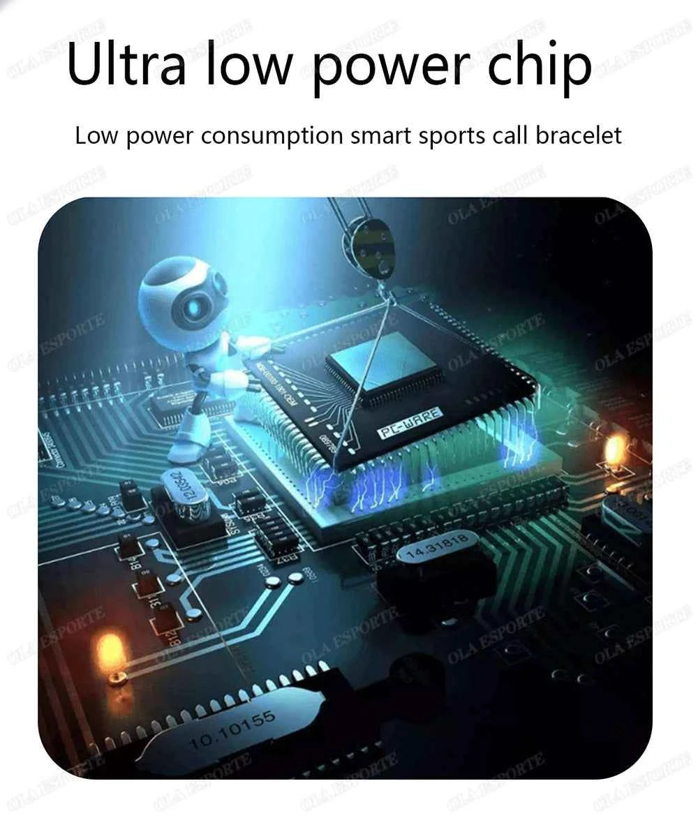 Ola Esporte Smart Watch 1.83" HD Bluetooth Calling for Android & iOS