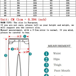 Men's Slim Fit Business Jeans - Stretch Casual Denim - SlayGood