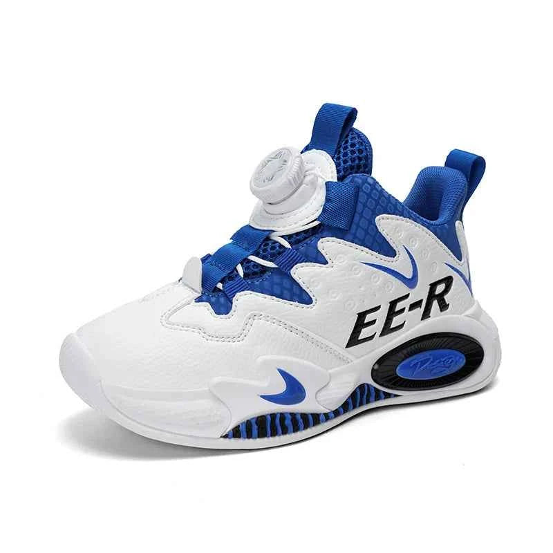 Kids High-Top Basketball Sneakers - Boys Sports Shoes