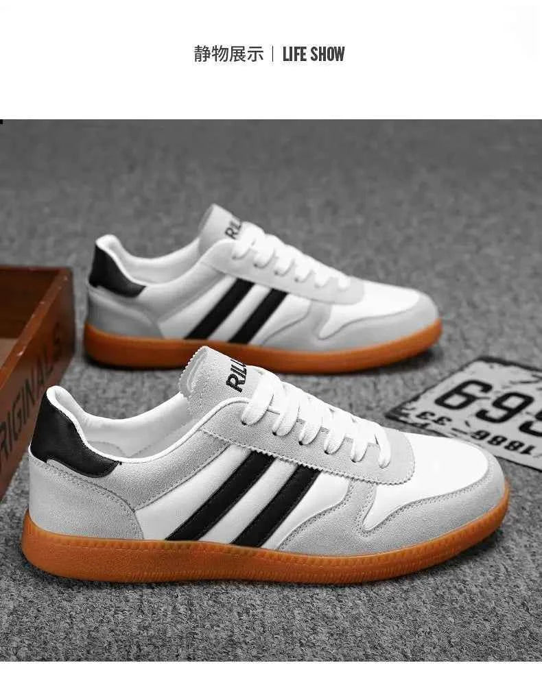 Men's High-Top Casual Sneakers Thick Sole Soft Bottom Shoes