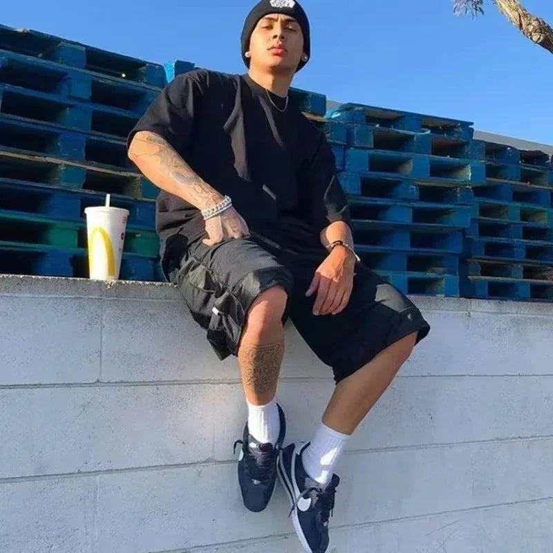 Men's Cotton Letter Print T-Shirt - Soft Casual Tee - SlayGood