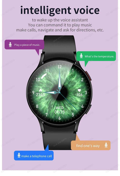 Women's Smart Watch GPS Bluetooth Call Voice Assistant Health Monitor