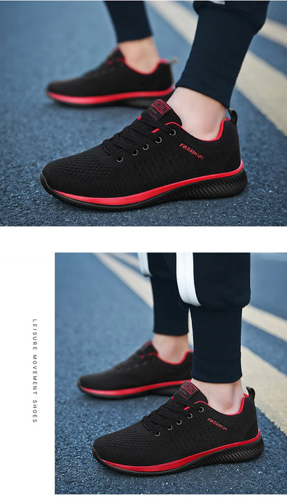 Men's Lightweight Mesh Running Shoes - Breathable Sneakers