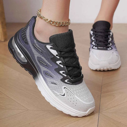 Women's Air Cushion Running Shoes Breathable Mesh Walking Sneakers