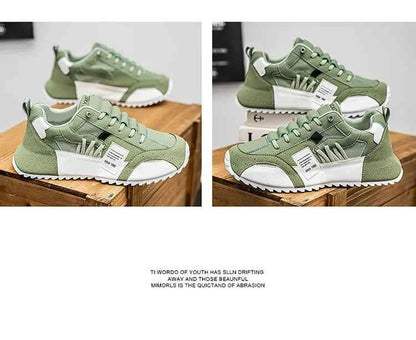 Men's Athletic Sneakers - Breathable Running & Basketball Shoes