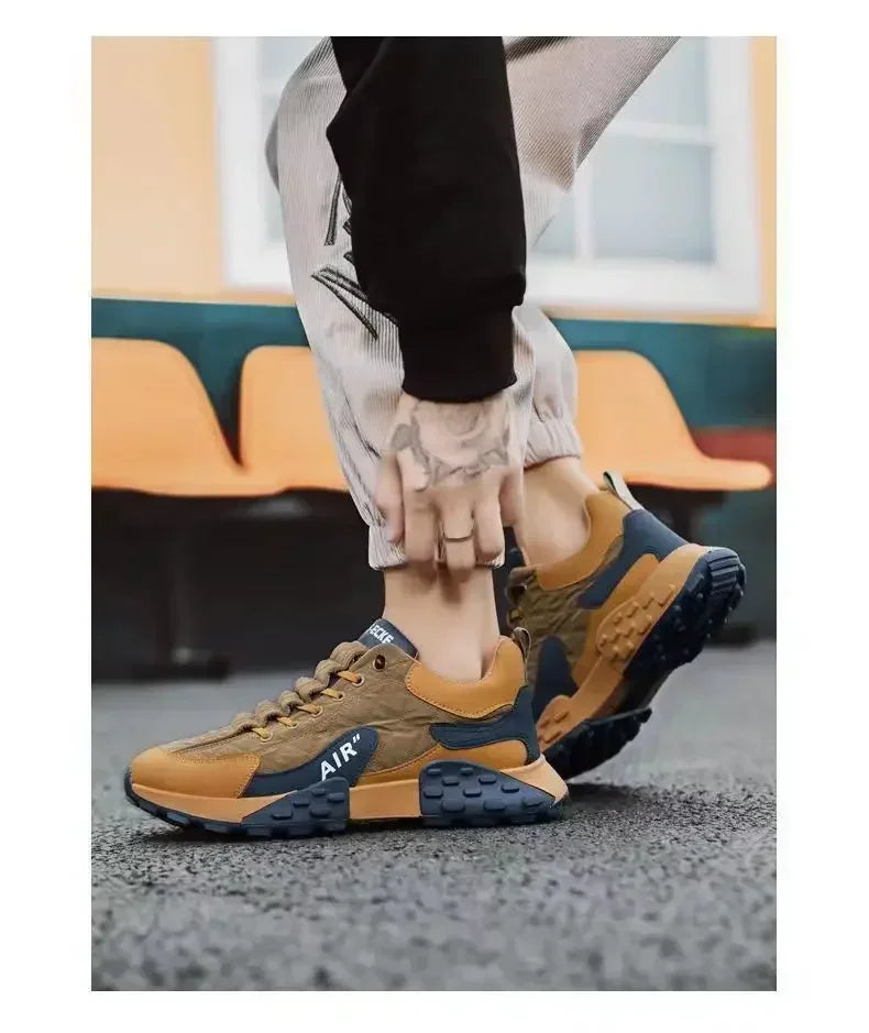 Men's Platform Running Sneakers - Chunky Casual Shoes