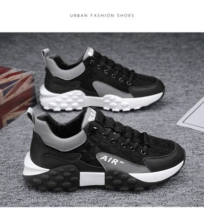 Men's Platform Running Sneakers - Chunky Casual Shoes