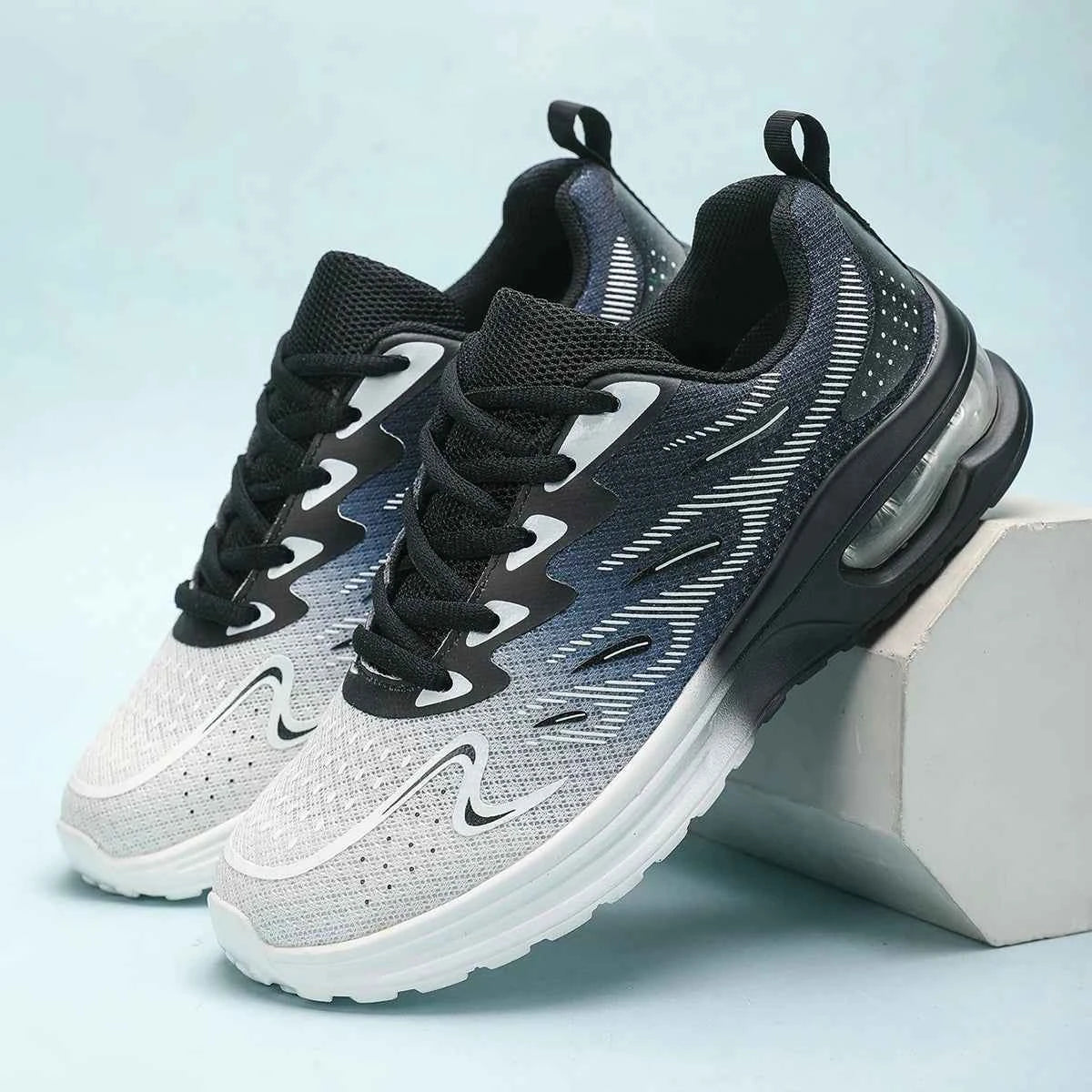 Women's Air Cushion Running Shoes Breathable Mesh Walking Sneakers