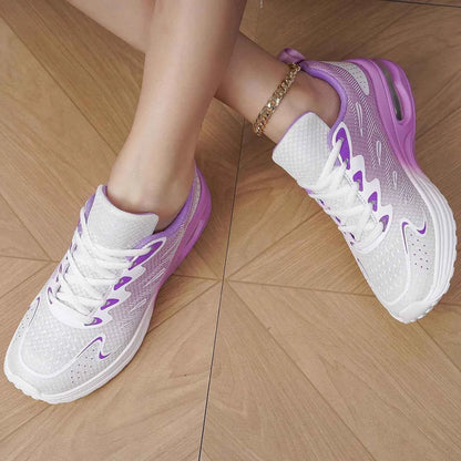 Women's Air Cushion Running Shoes Breathable Mesh Walking Sneakers