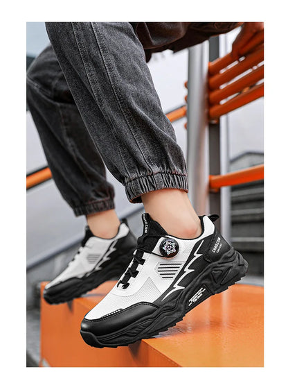 Men's Platform Running Sneakers - Breathable Sports Shoes