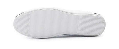 Men's Casual Leather Sneakers - Breathable Walking Shoes