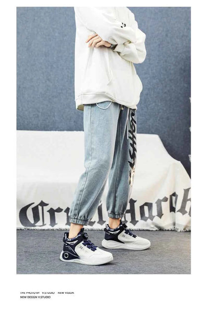 Men's Rotating Buckle Sneakers Non-Slip Outdoor Sports Shoes