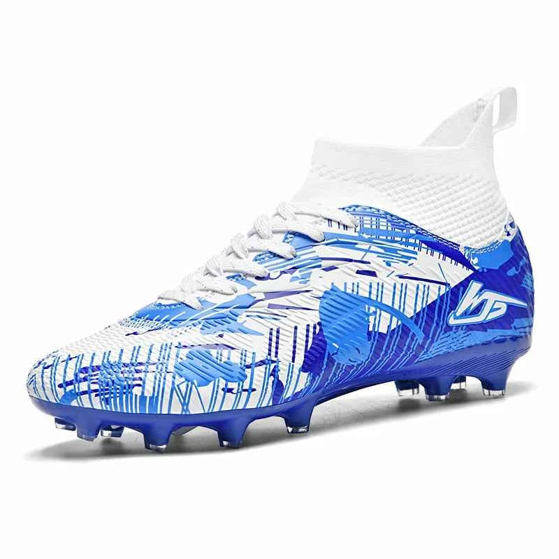 Men's Soccer Shoes TF/FG Football Boots Long Spikes Turf Cleats