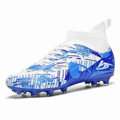 Men's Soccer Shoes TF/FG Football Boots Long Spikes Turf Cleats