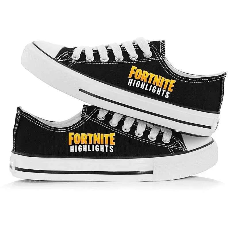Fortnite High-Top Canvas Sneakers - Gaming Shoes