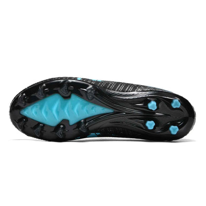 Men's Soccer Shoes TF/FG Football Boots Long Spikes Turf Cleats