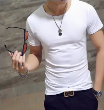 Men's V-Neck Fitness T-Shirt - Oversized Casual Tee - SlayGood