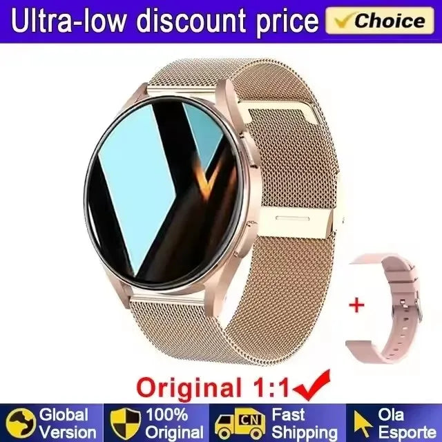 Women's Smart Watch GPS Bluetooth Call Voice Assistant Health Monitor - SlayGood