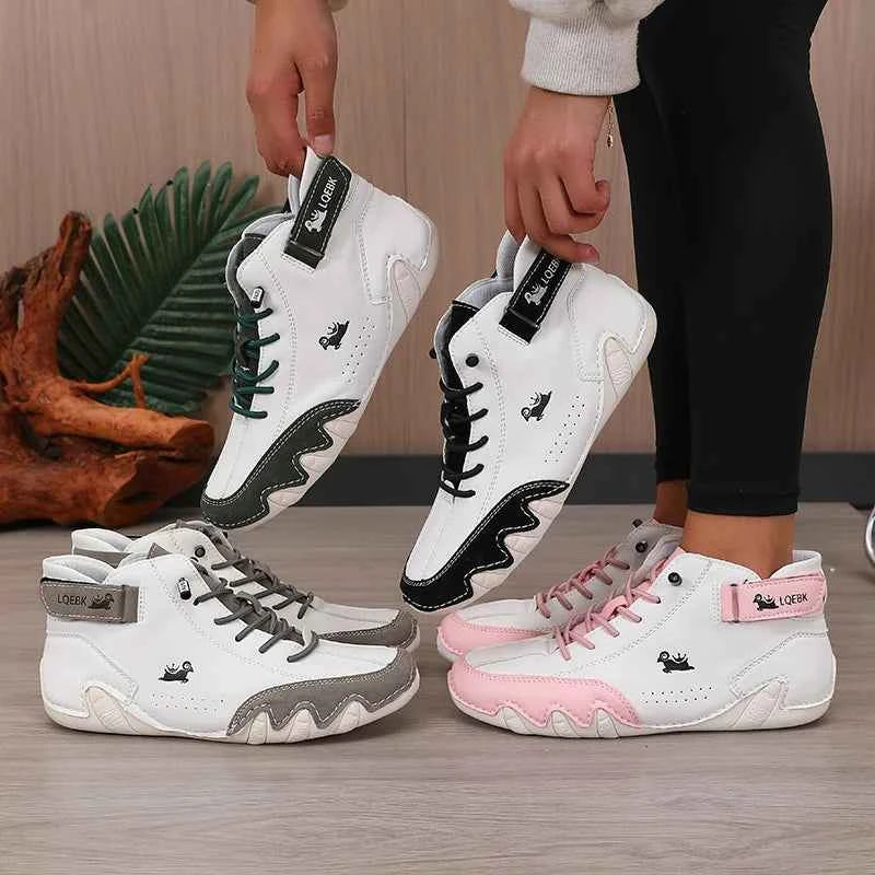 Stuccco Women's Leather Loafers Comfortable Flat Casual Driving Shoes