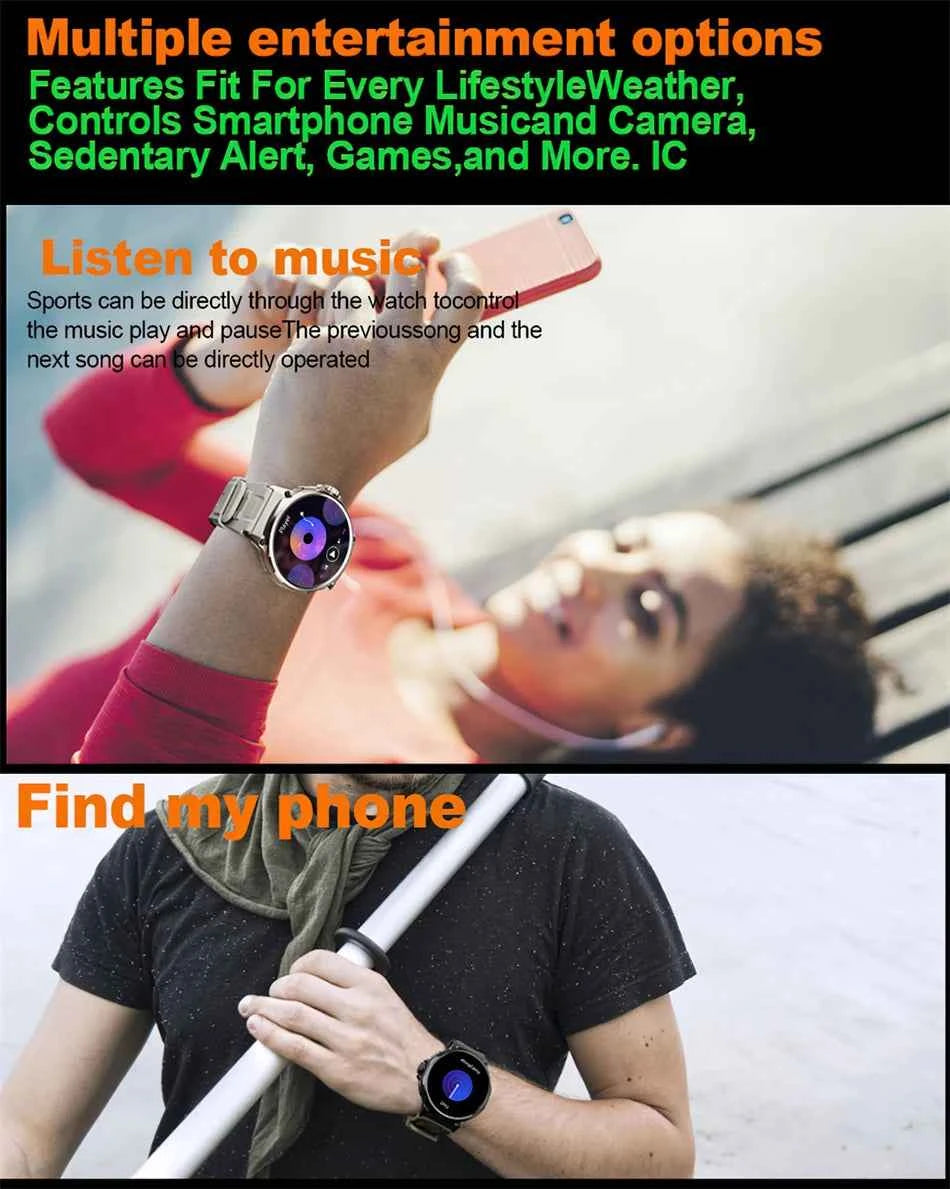 GPS Smart Watch AMOLED Bluetooth Call