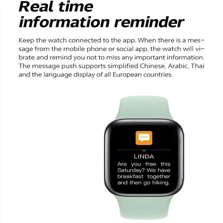 Smart Watch Bluetooth Call Blood Oxygen Monitor