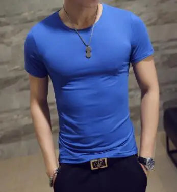 Men's V-Neck Fitness T-Shirt - Oversized Casual Tee - SlayGood