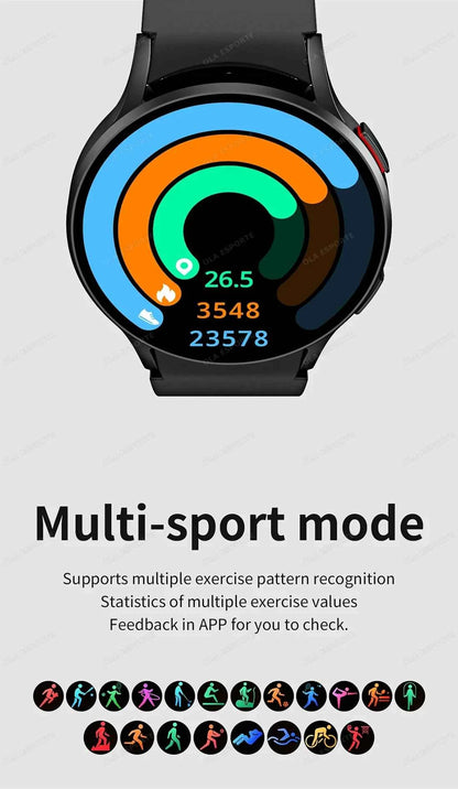 Women's Smart Watch GPS Bluetooth Call Voice Assistant Health Monitor