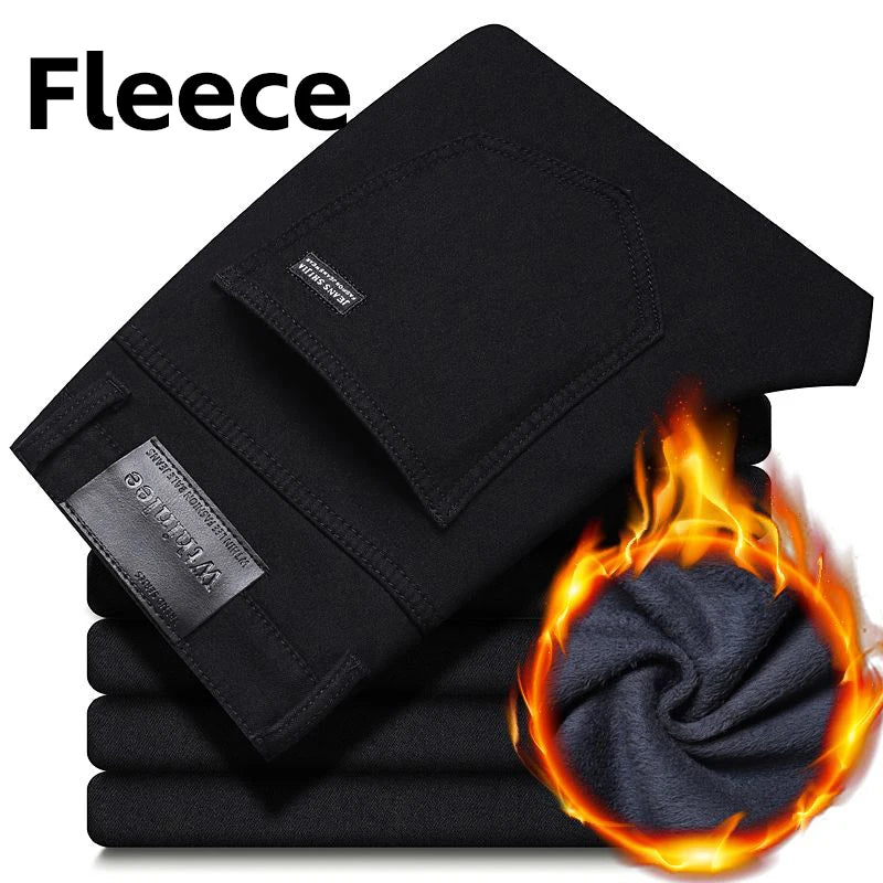 Men's Business Casual Jeans - Stretch Straight Fit - SlayGood