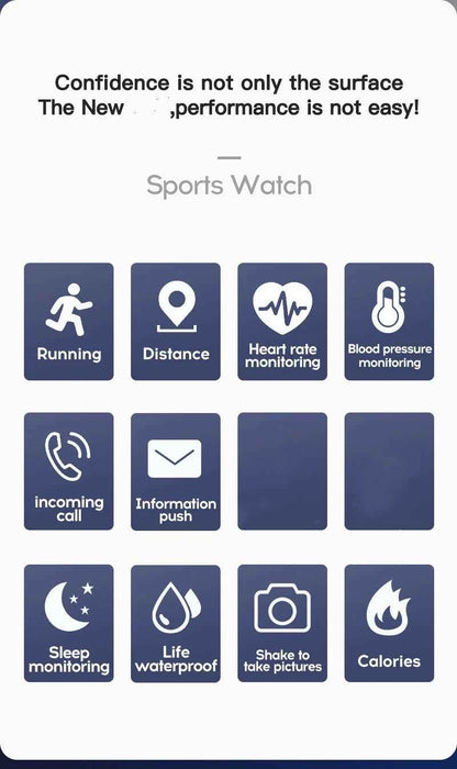 Bluetooth Smart Watch Fitness Tracker