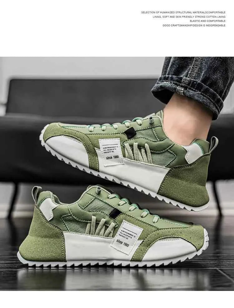 Men's Athletic Sneakers - Breathable Running & Basketball Shoes