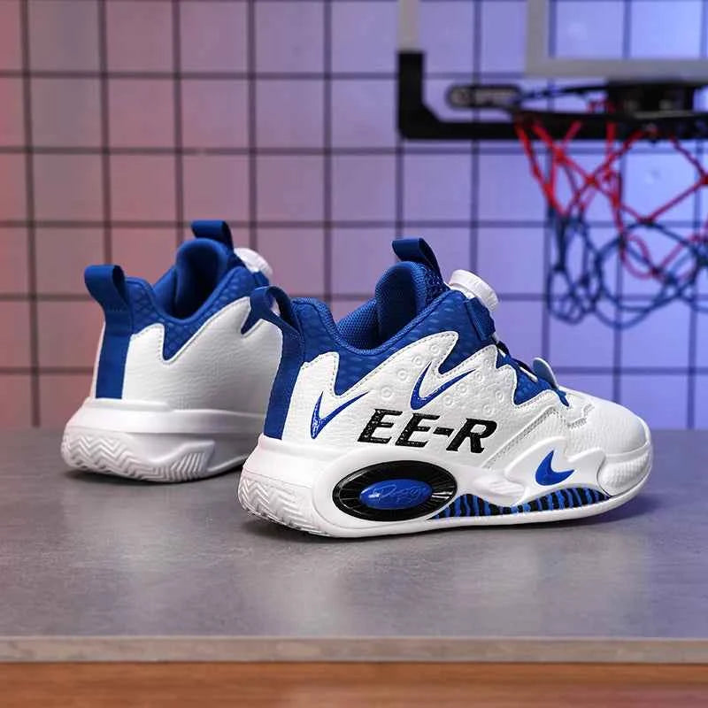 Kids High-Top Basketball Sneakers - Boys Sports Shoes