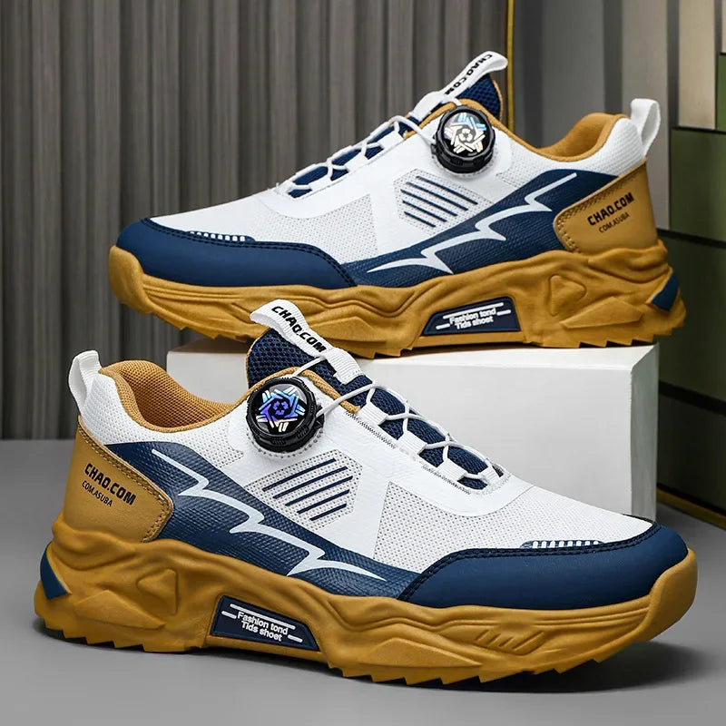 Men's Platform Running Sneakers - Breathable Sports Shoes