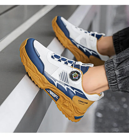 Men's Platform Running Sneakers - Breathable Sports Shoes