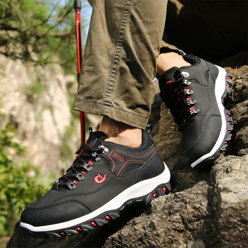 Men's Lightweight Microfiber Sneakers - Casual Walking Shoes