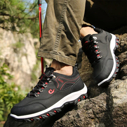 Men's Lightweight Microfiber Sneakers - Casual Walking Shoes